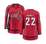 Women Washington Capitals #22 Madison Bowey Fanatics Branded Red Home Breakaway NHL Jersey