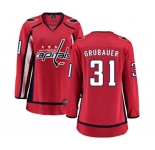 Women Washington Capitals #31 Philipp Grubauer Fanatics Branded Red Home Breakaway NHL Jersey