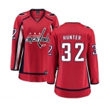 Women Washington Capitals #32 Dale Hunter Fanatics Branded Red Home Breakaway NHL Jersey