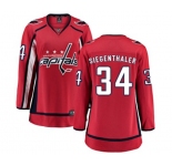 Women Washington Capitals #34 Jonas Siegenthaler Fanatics Branded Red Home Breakaway NHL Jersey