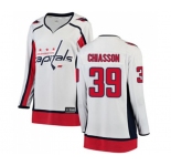 Women Washington Capitals #39 Alex Chiasson Fanatics Branded White Away Breakaway NHL Jersey