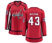 Women Washington Capitals #43 Tom Wilson Fanatics Branded Red Home Breakaway NHL Jersey