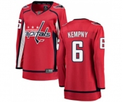 Women Washington Capitals #6 Michal Kempny Fanatics Branded Red Home Breakaway NHL Jersey