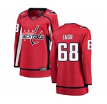 Women Washington Capitals #68 Jaromir Jagr Fanatics Branded Red Home Breakaway NHL Jersey