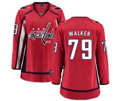 Women Washington Capitals #79 Nathan Walker Fanatics Branded Red Home Breakaway NHL Jersey