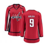 Women Washington Capitals #9 Dmitry Orlov Fanatics Branded Red Home Breakaway NHL Jersey