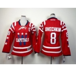women nhl jerseys washington capitals #8 ovechkin red[2014 new]
