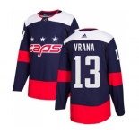 Youth Adidas Washington Capitals #13 Jakub Vrana Authentic Navy Blue 2018 Stadium Series NHL Jersey