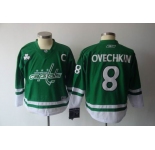 youth nhl jerseys washington capitals #8 ovechkin green(2011 new)