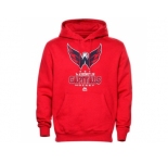 Washington Capitals Majestic Red Critical Victory VIII Fleece Hoodie
