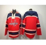nhl jerseys washington capitals blank red[pullover hooded sweatshirt]