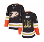Anaheim Ducks #18 Patrick Eaves Authentic Black Drift Fashion Hockey Jersey