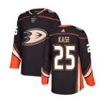 Anaheim Ducks #25 Ondrej Kase Authentic Black Home Hockey Jersey