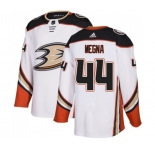 Anaheim Ducks #44 Jaycob Megna Authentic White Away Hockey Jersey