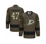 Anaheim Ducks #47 Hampus Lindholm Green Salute to Service Stitched NHL Jersey