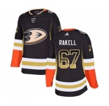 Anaheim Ducks #67 Rickard Rakell Authentic Black Drift Fashion Hockey Jersey