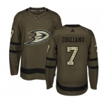 Anaheim Ducks #7 Andrew Cogliano Authentic Green Salute to Service Hockey Jersey