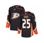 Men Adidas Anaheim Ducks #25 Ondrej Kase Black Home Authentic Stitched NHL Jers