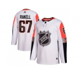 Men Adidas Anaheim Ducks #67 Rickard Rakell White 2018 All-Star Pacific Division Authentic Stitched NHL Jersey