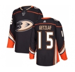Men's Anaheim Ducks #15 Ryan Getzlaf Black Home Authentic Stitched NHL Jersey
