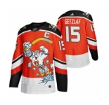 Men's Anaheim Ducks #15 Ryan Getzlaf Red 2020-21 Reverse Retro Alternate Hockey Jersey