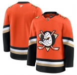 Men's Anaheim Ducks Blank Orange 2024-25 Home Stitched Hockey Jersey