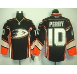 nhl jerseys anaheim ducks #10 perry black[2011 new]