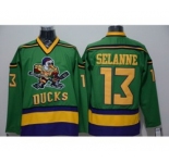 nhl jerseys anaheim ducks #13 selanne green