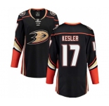 Women Anaheim Ducks #17 Ryan Kesler Fanatics Branded Black Home Breakaway Hockey Jersey