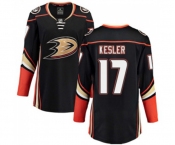Women Anaheim Ducks #17 Ryan Kesler Fanatics Branded Black Home Breakaway Hockey Jersey