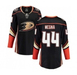 Women Anaheim Ducks #44 Jaycob Megna Authentic Black Home Fanatics Branded Breakaway Hockey Jersey