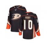 Youth Adidas Anaheim Ducks #10 Corey Perry Black Home Authentic Stitched NHL Jersey