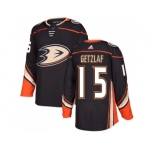 Youth Adidas Anaheim Ducks #15 Ryan Getzlaf Black Home Authentic Stitched NHL Jersey