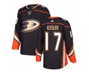 Youth Adidas Anaheim Ducks #17 Ryan Kesler Black Home Authentic Stitched NHL Jersey