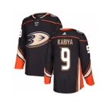 Youth Adidas Anaheim Ducks #9 Paul Kariya Black Home Authentic Stitched NHL Jersey