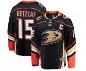 Youth Anaheim Ducks #15 Ryan Getzlaf Fanatics Branded Black Home Breakaway Hockey Jersey