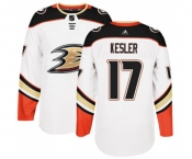 Youth Anaheim Ducks #17 Ryan Kesler Authentic White Away Hockey Jersey