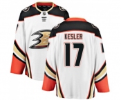 Youth Anaheim Ducks #17 Ryan Kesler Fanatics Branded White Away Breakaway Hockey Jersey