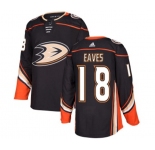 Youth Anaheim Ducks #18 Patrick Eaves Authentic Black Home Hockey Jersey