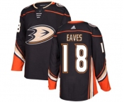 Youth Anaheim Ducks #18 Patrick Eaves Authentic Black Home Hockey Jersey