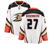 Youth Anaheim Ducks #27 Scott Niedermayer Fanatics Branded White Away Breakaway Hockey Jersey