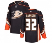 Youth Anaheim Ducks #32 Jacob Larsson Authentic Black Home Hockey Jersey