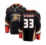 Youth Anaheim Ducks #33 Jakob Silfverberg Fanatics Branded Black Home Breakaway Hockey Jersey