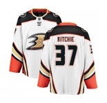 Youth Anaheim Ducks #37 Nick Ritchie Fanatics Branded White Away Breakaway Hockey Jersey