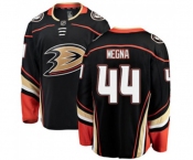 Youth Anaheim Ducks #44 Jaycob Megna Authentic Black Home Fanatics Branded Breakaway Hockey Jersey