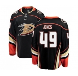 Youth Anaheim Ducks #49 Max Jones Authentic Black Home Fanatics Branded Breakaway Hockey Jersey
