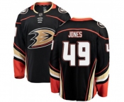 Youth Anaheim Ducks #49 Max Jones Authentic Black Home Fanatics Branded Breakaway Hockey Jersey