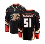 Youth Anaheim Ducks #51 Blake McLaughlin Authentic Black Home Fanatics Branded Breakaway Hockey Jersey