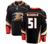 Youth Anaheim Ducks #51 Blake McLaughlin Authentic Black Home Fanatics Branded Breakaway Hockey Jersey