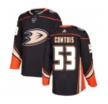Youth Anaheim Ducks #53 Max Comtois Authentic Black Home Hockey Jersey